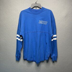 Disney Parks Adult Small Monsters Inc University Spirit Jersey Blue